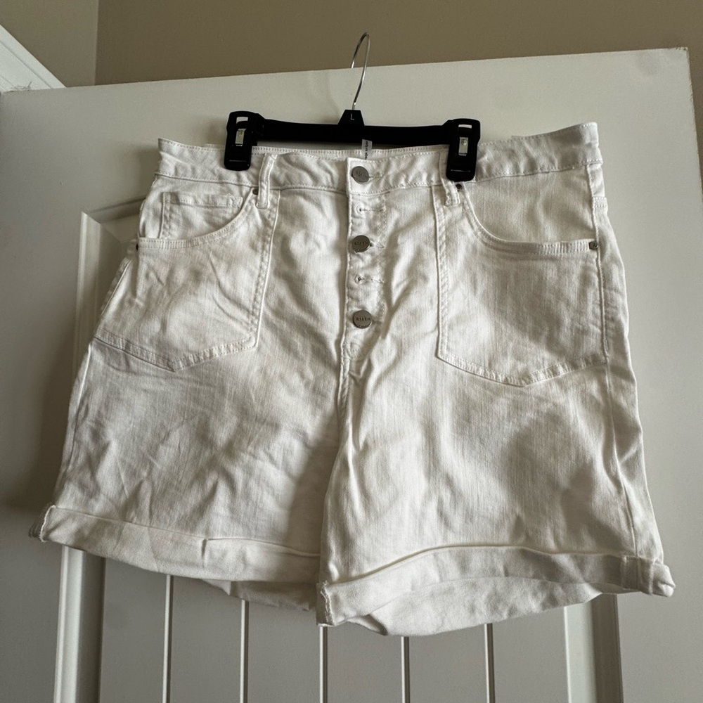 Classic White Jean Shorts for Women